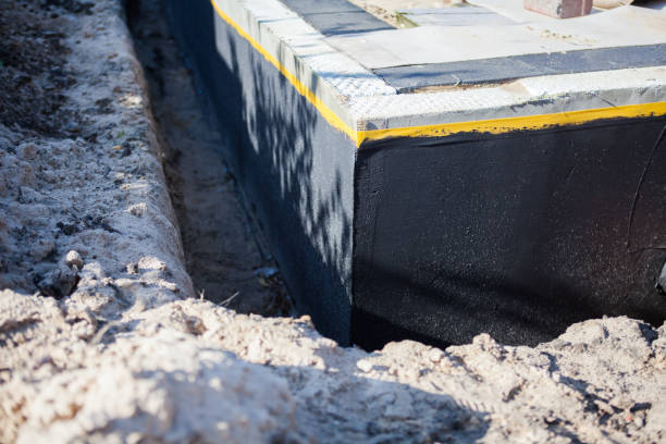 Professional Exterior Waterproofing technician working in Westville, IN